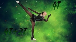 Kamila ValievaAll Quad Jumps [upl. by Adrahc22]