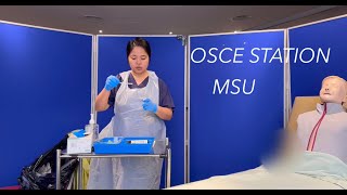 OSCE STATION Midstream Specimen of Urine and Urinalysis October 2023 version [upl. by Berky]