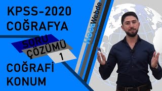 🌍 🕘 1 KPSS 2020 Coğrafya Soru Çözümü Engin Eraydın  Coğrafi Konum [upl. by Ramad971]