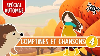 TOP 10 des comptines dAutomne 🦔🍂🍄  Les Mômeries [upl. by Twum]