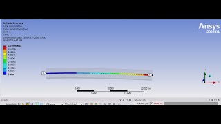 Ansys Static Structural Analysis  Beam Analysis  Bangla [upl. by Atiuqahc]