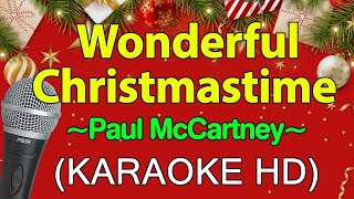 Wonderful Christmastime  Paul McCartney KARAOKE HD [upl. by Galateah]