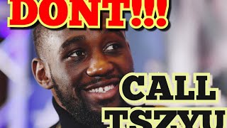 TERENCE CRAWFORD REACTS TO TIM TSZYU LOSS TO SEBASTIAN FUNDORA [upl. by Karalee41]