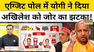 Exit Poll With Sushant Sinha UP एग्जिट पोल में BJP ने SP को दे दिया बड़ा झटका CM Yogi  Akhilesh [upl. by Anitsim]