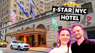 Staying at a 5 star hotel in NYC  Intercontinental Barclay New York [upl. by Alusru]