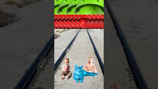 Blue colors Cute cats amp baby vs 16 colors Pacman amp train driver tom… [upl. by Olive813]