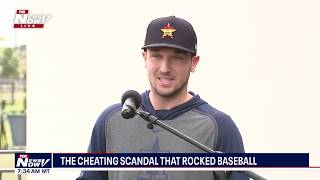 BASEBALL CHEATERS Houston Astros Address CHEATING SCANDAL [upl. by Cleve]