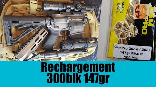 Rechargement 300 blackout 147gr ep 11 Campro [upl. by Watts]