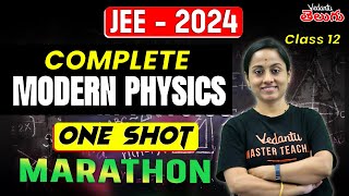 Complete Modern Physics Class 12 Physics  JEE Physics  JEE 2024 KRD Madam [upl. by Jobina241]