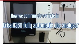 cbc testcbc test procedurecbc analyzer machineHow we can run cbc sample in cbc automatic analyzer [upl. by Paulette]