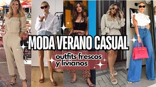 LOOKS DE VERANO  TENDENCIAS 2025  OUTFITS CASUALES Y FRESCOS [upl. by Priscilla954]