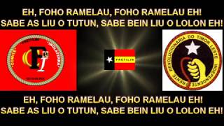 HINO FRETILIN  LETRA [upl. by Halihs25]