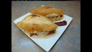 Tortas con chorizo y salchicha Ricas y Facil [upl. by Stefa]