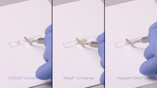 Calibra® Universal  Cement Cleanup Using a TackCure Technique vs Competition  Dentsply Sirona [upl. by Jacquelin]