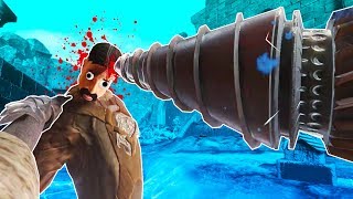 Exploding Heads with Big Daddys Drill in Blade and Sorcery VR [upl. by Eesak]