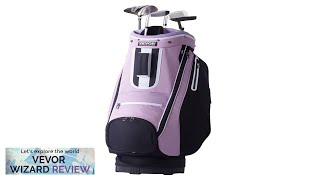 VEVOR Golf Cart Bag with 14 Way Organizer Divider Top 36” Multiple Review [upl. by Torre]