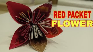 Red Packet Flower Chinese Decoration Ideas [upl. by Ahrendt875]