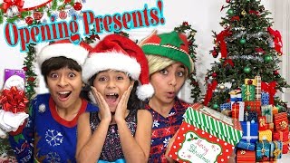 Opening Presents Parody  Comedy Skits  What I Got For Christmas 2017  GEM Sisters [upl. by Millburn180]