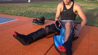 REATHLETE AIRC PRO LEG MASSAGER [upl. by Lauritz]