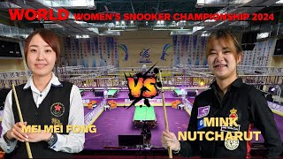 มิ้งค์ สระบุรี World Womens Snooker Championship 2024 รอบแบ่งกลุ่มแมทช์แรกsnooke [upl. by Hgielek]