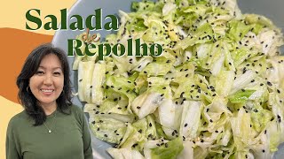 SALADA DE REPOLHO ORIENTAL  Simples e rápida de preparar e muito crocante [upl. by Shae]