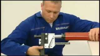 Flexalen PB Pipe  removing red oxygen barrier [upl. by Clarhe570]