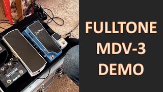 Fulltone MDV3 Demo No Talking  Fulltone Mini Deja Vibe Univibe Pedal [upl. by Marmawke793]