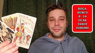 BOGA BURCU HAFTALIK TAROT YORUMU 8  14 OCAK ♉ [upl. by Nyad]