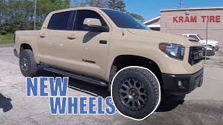 Before and After Fuel Vector  Toyota Tundra Wheel and AllTerrain Tire Install and Alignment [upl. by Eiuqcaj]