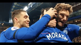 Morata VS Crystal Palace and Celebrations [upl. by Elianore]