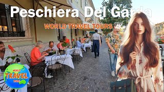 Peschiera Del GARDA ITALY 4k Walking Tour  LAKE GARDA  THE MOST BEAUTIFUL VILLAGES ON ITALY [upl. by Karlotta]