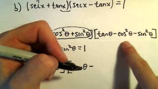 Simplifying Products of Binomials Involving Trigonometric Functions Ex 2 [upl. by Hagai]