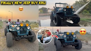 FINALLY DREAM COME TRUE😍  NEW JEEP BUY KRLI🚀 [upl. by Farlie]