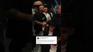 Alexander Volkanovski congratulating Ilia Topurias family after Max Holloway fight [upl. by Lisan]