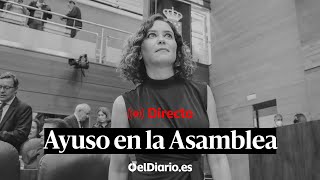 🔴 DIRECTO  AYUSO en la sesión de control de la ASAMBLEA DE MADRID [upl. by Notned]