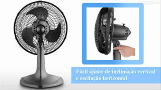 Americanascom l Ventilador Turbo Silêncio c Timer [upl. by Nyhagen610]