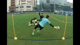 Goalkeeper training Reaction speed [upl. by Tressa856]