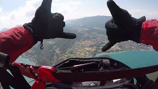 Paragliding Crash Accident at Annecy France  Raw Video [upl. by Quita931]