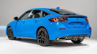 2022 Honda Civic Hatchback Sport Touring in Boost Blue [upl. by Ahsyat665]