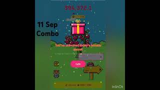 Tomarket Daily Combo 11 Sep  Daily Combo Tomarket [upl. by Erine]