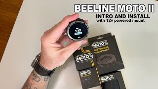 Beeline Moto II Intro and Install with the 12v powered mount on a 2020 Royal Enfield Interceptor 650 [upl. by Nwahsav676]