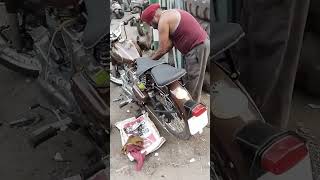 Royal Enfield electra self start getting twined for delivery [upl. by Eecats826]