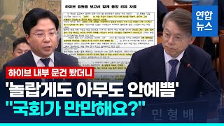 하이브 아이돌 외모 품평 문건 도마…무엇이 적혀 있길래  연합뉴스 Yonhapnews [upl. by Sarat]