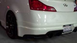 NEW INVIDIA EXHAUST FOR INFINITI G37 from AMPLIFIED MOTORSPORT [upl. by Llekcor]