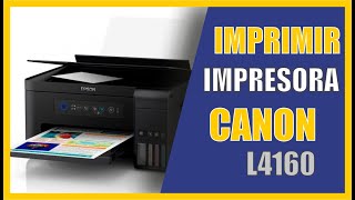 Como ESCANEAR en una IMPRESORA EPSON L4160 [upl. by Ielirol]