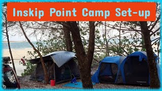 Best Campsite at Inskip Point Campground  Camp Setup [upl. by Ained216]