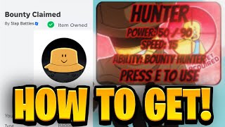 How to ACTUALLY get HUNTER GLOVE  quotBOUNTY CLAIMEDquot BADGE ROBLOX [upl. by Niroc]