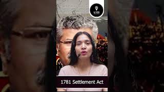 1781 Settlement Act  Explained by Dolly Maam  Team u ias settlementact upsc [upl. by Ottavia41]