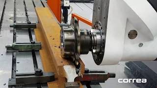 Gantry milling machine FOX M  Cutting test [upl. by Timotheus]