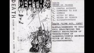 Death  Reign Of Terror FULL Demo 1984 1st Class CASSETTE RIP [upl. by Bushweller247]